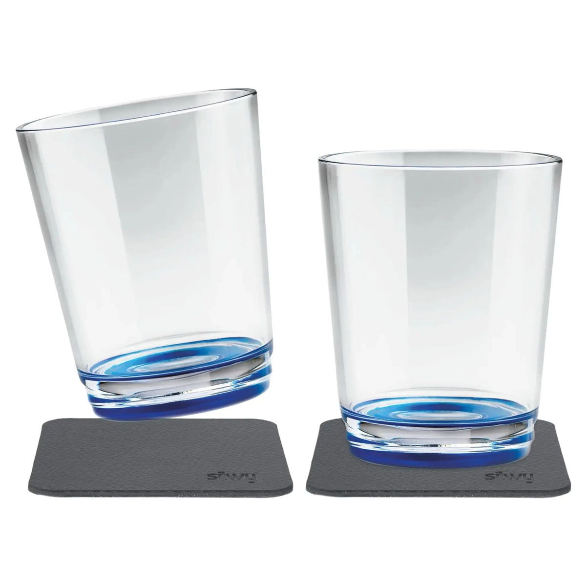 2 x Magnetic Drinking Cup Triple Lui Blue By Silwy Silwy