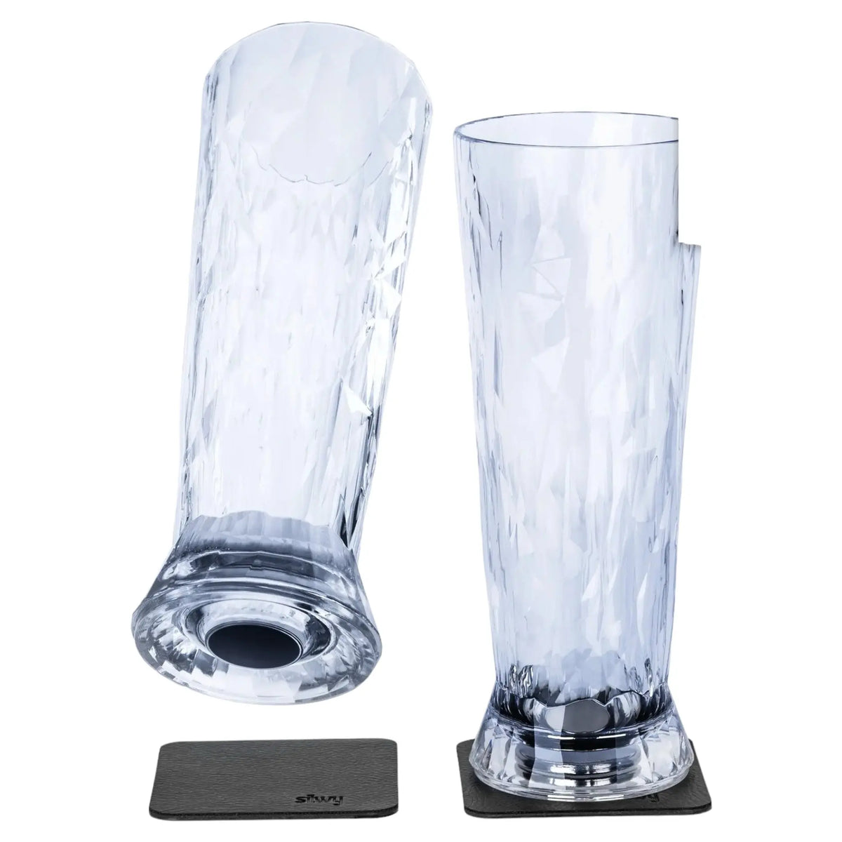 2 x Magnetic Plastic Glass Beer By Silwy Silwy