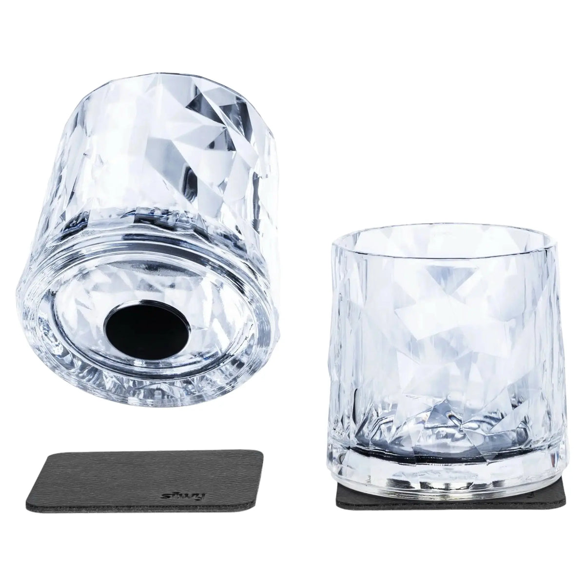 2 x Magnetic Plastic Glass Tumbler By Silwy Silwy