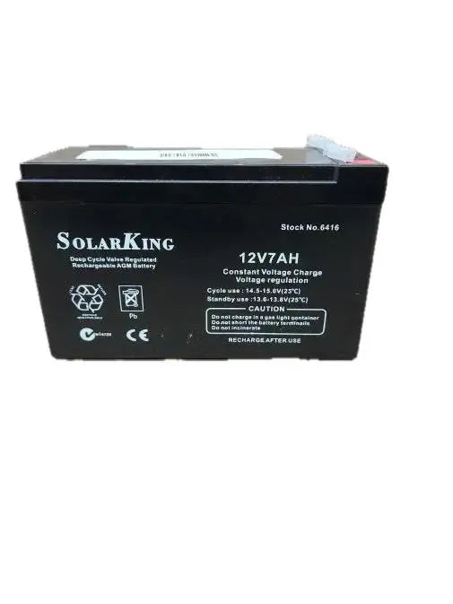 7Ah Solarking Lithium Battery 7amp 12volt Rechargable AGM Battery SatKing