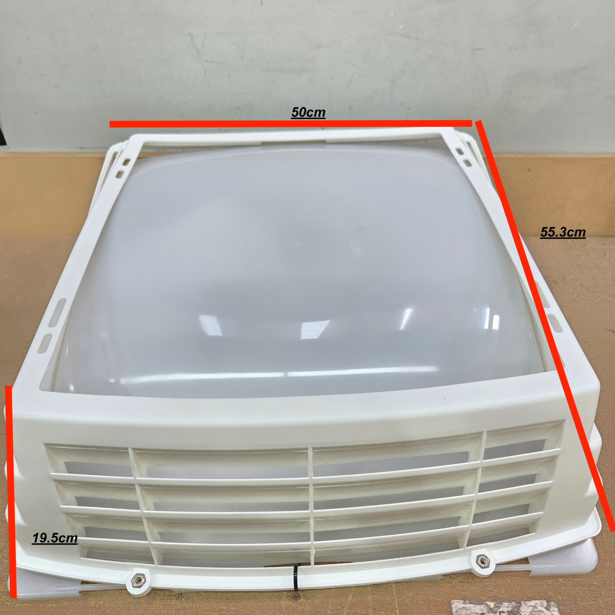 Aero Flo Vent Hatch Cover for 14x14in White