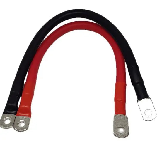 Battery Interconnect cables Super heavy duty No voltage loss One pair 450mm Everything Caravans