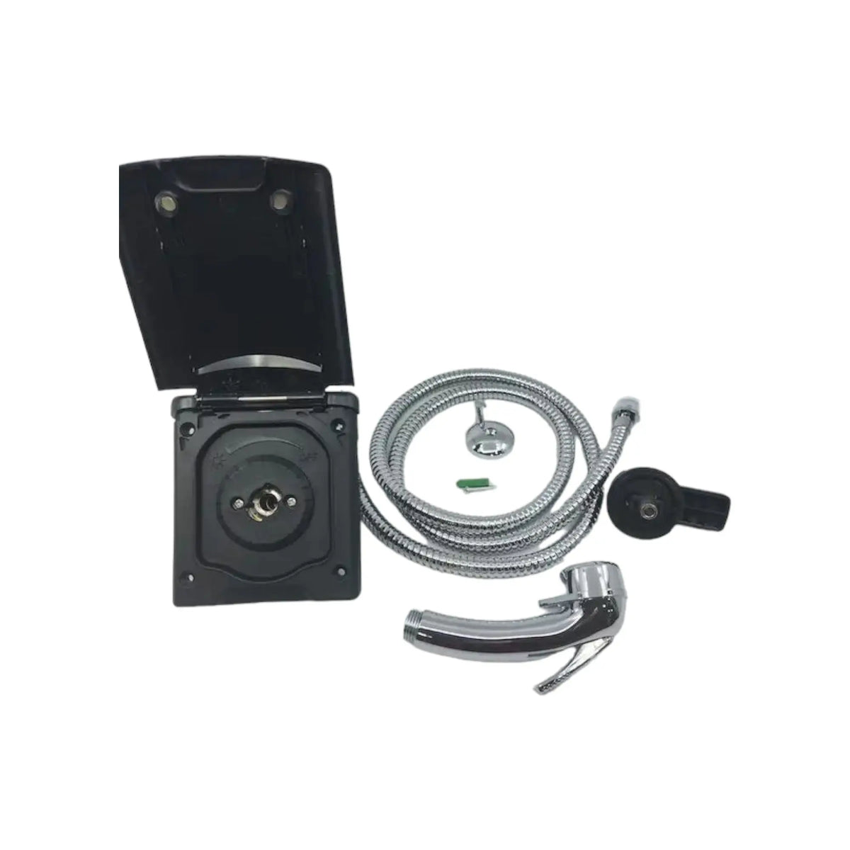 Black Plug in External Shower Point AUSSIEVAN