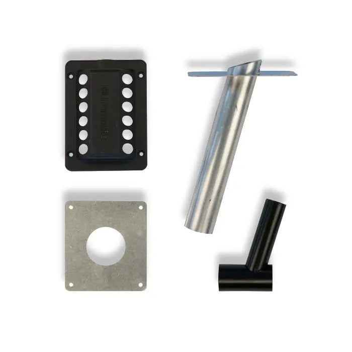 Black Vent Flue Kit for 3 Way Fridge Dometic Caravan Fridge Dometic