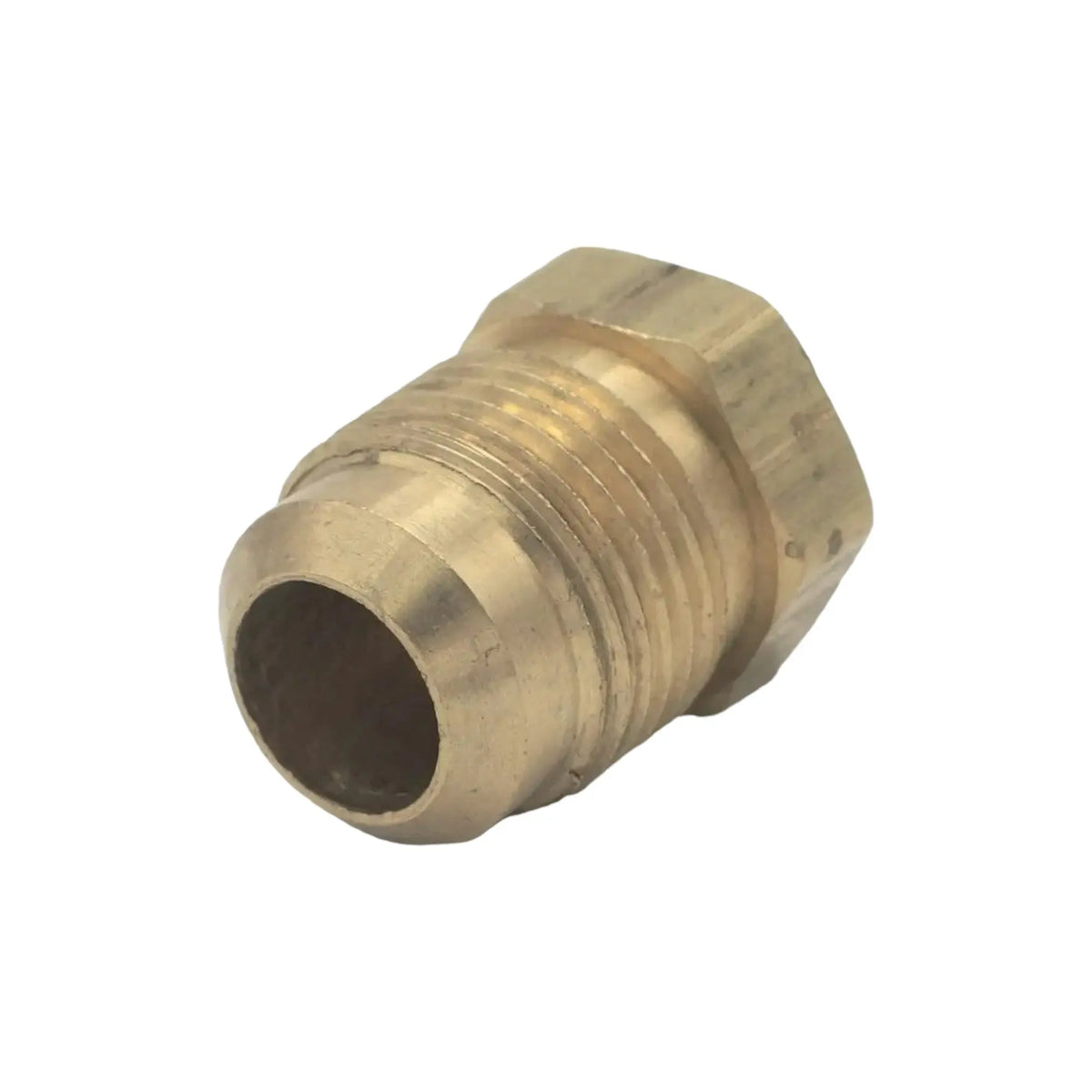 Brass Gas fitting 3-8 Flare Plug for 3-8 Flare - to Cap Gas Lines 01-6504 Gas Components