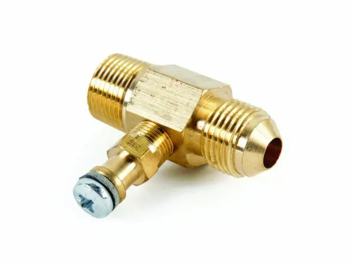 Brass Gas fitting 3-8 Test Point for 5-16 Flare for 5-16 Copper Pipe Gas Components