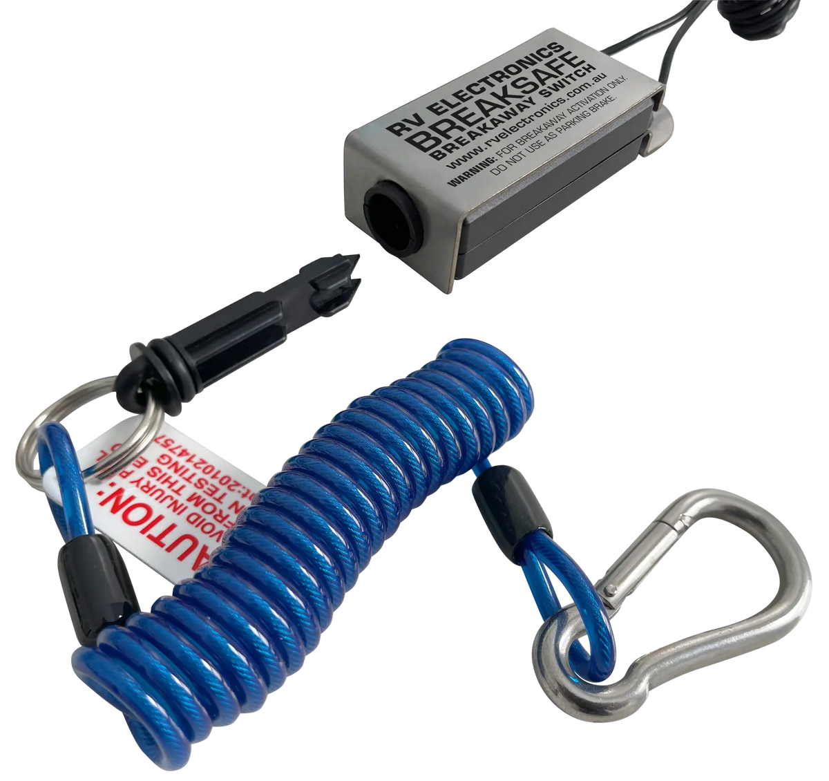 Breaksafe Breakaway Switch with Coil Cable RV Electronics