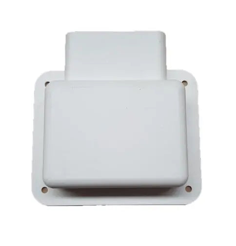 CMS Mounting Shroud for Outlets+Switch Plates White for Caravan 240 Electrics CMS