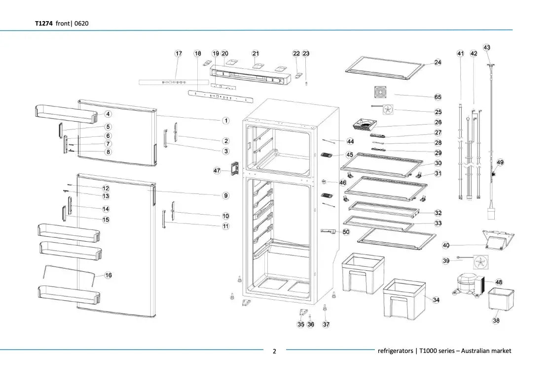 Cabinet Shelf for Thetford T1274 Thetford