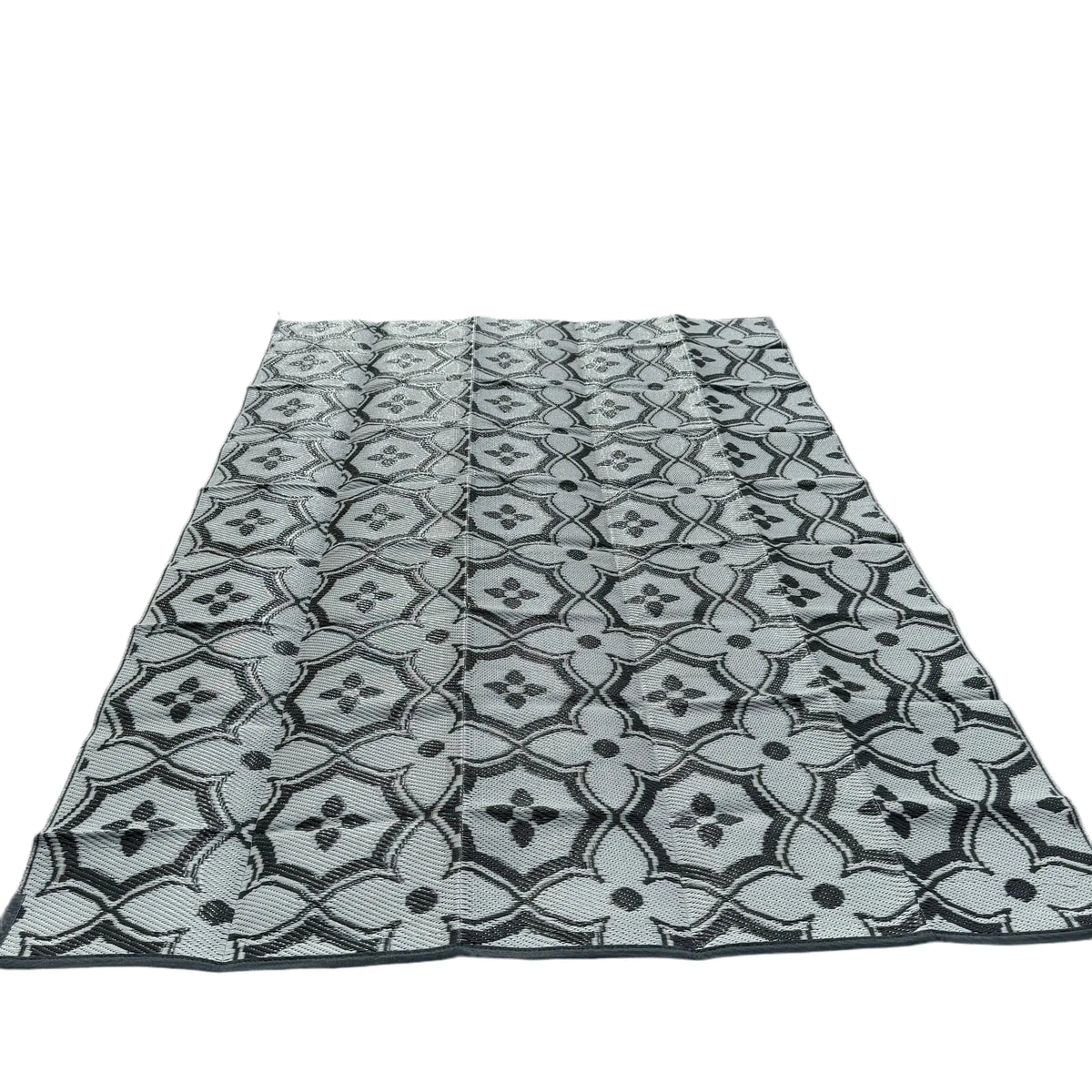 Caravan Camping Mat Classic Grey White 1.8m x 2.74m ECP