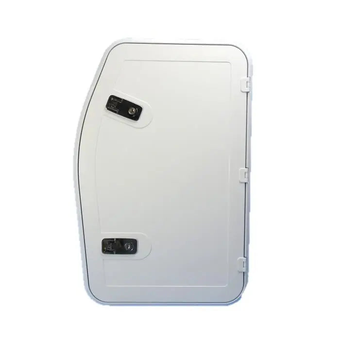 Coast Access Door 7 - White 370 x 595 Entry Side RV Hatch Coast to Coast