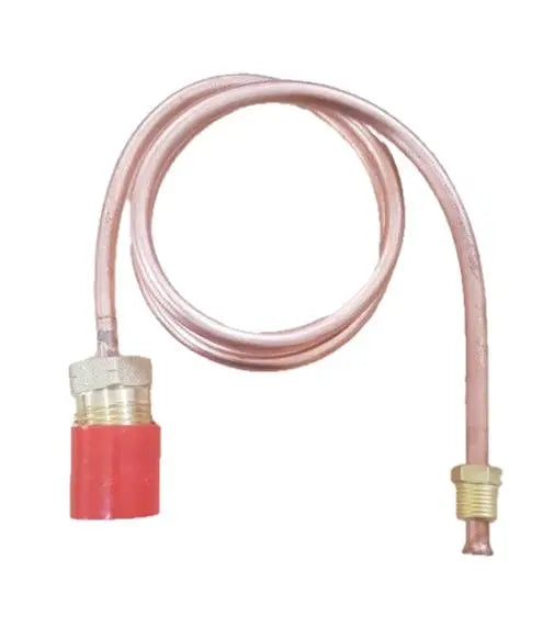 Copper Pigtail Gas Hose 700mm POL fitting and 1-4 inverted Flare Coast to Coast