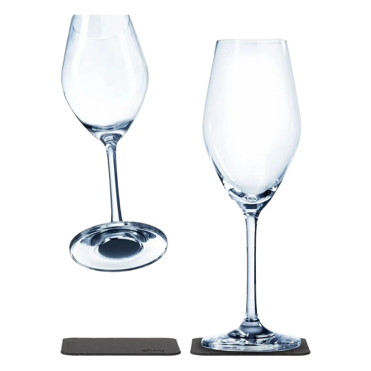 Crystal Magnetic CHAMPAGNE Glass by Silwy Silwy