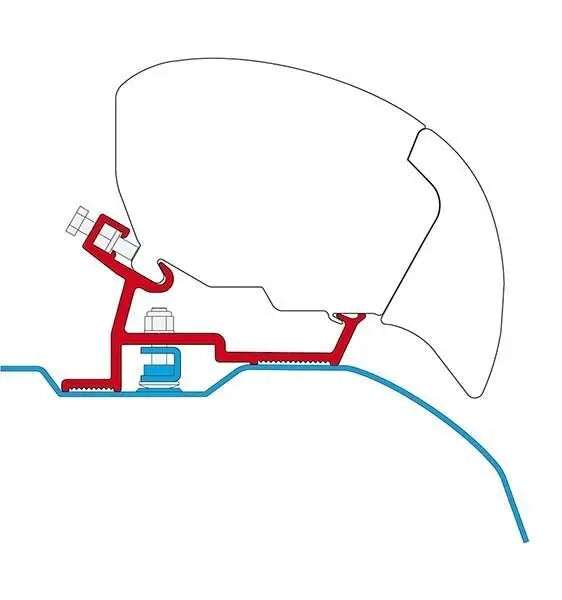 Fiamma F65 F80 Awning Fixing Kit for Ducato Fiamma