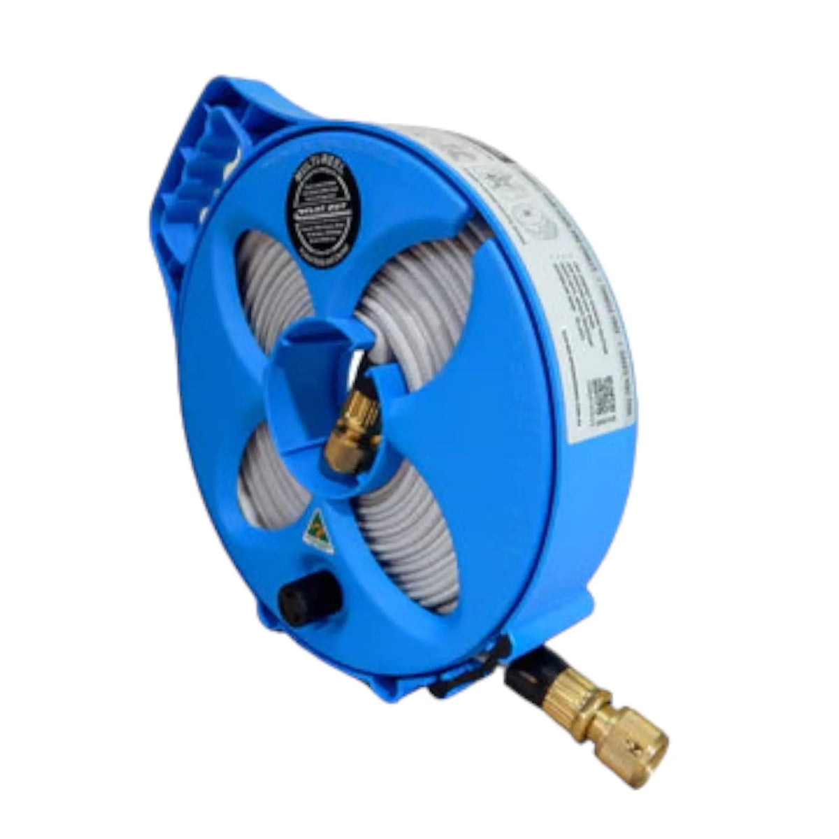 Flatout 10M Drinking Water Hose on Blue Compact Reel Coast to Coast