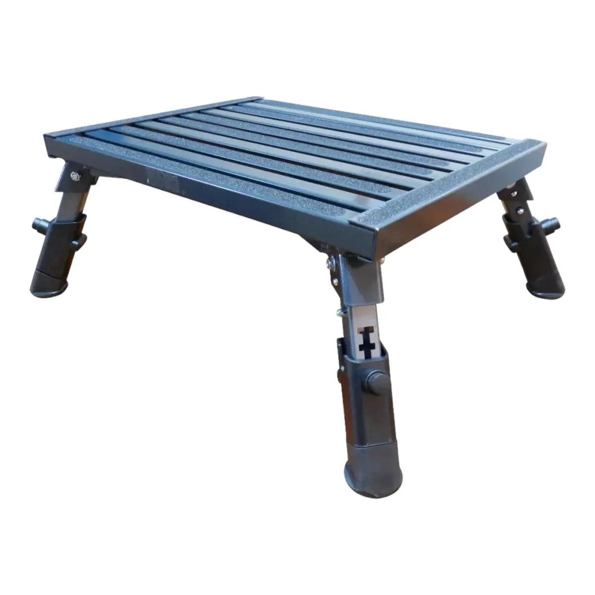 Folding Heavy Duty Adjustable Caravan Step with 300Kg Weight Rating Supex