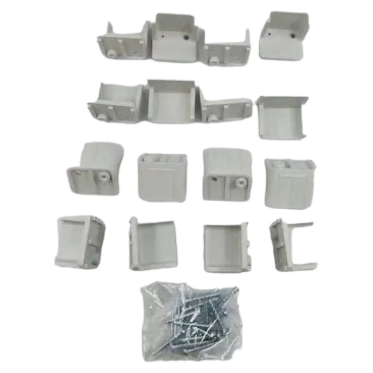 Mounting Kit Grey Suits Heki 2 Roof Thickness 25-32mm Grey Dometic