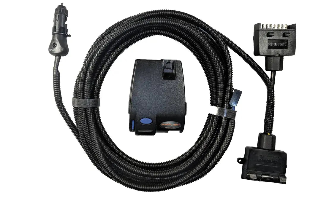 Portable Electric Brake Controller and Harness 7 Pin Connectors EBA