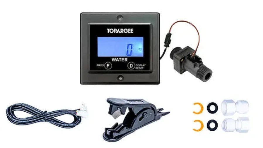 Topargee Flush Mount Water Gauge Complete Install Kit Topargee