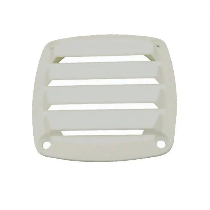 White Plastic Louvre Vent 90X90mm Vent for Caravan or RV Camec