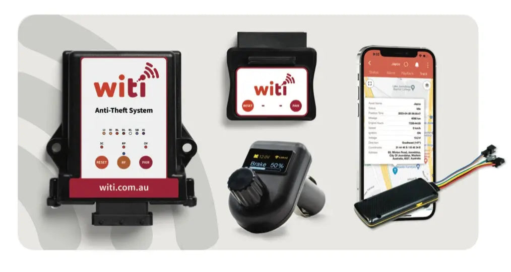 WiTi Anti Theft Brake Controller GPS and Wireless Tow Bundle WiTi