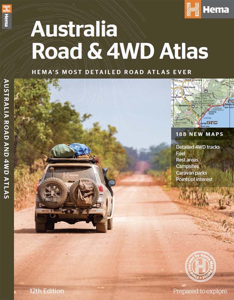 Hema Australia Road and 4WD Atlas (Perfect Bound) - 252 x 345mm