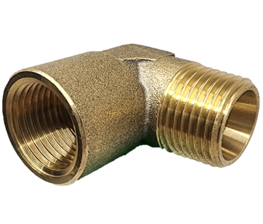 Brass 90 Deg Elbow M and F BSP 1/2&quot;