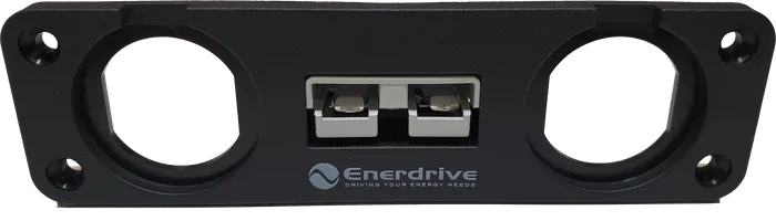 Enerdrive 50A Anderson Panel Mount Plug Holder and 2 Socket Hole