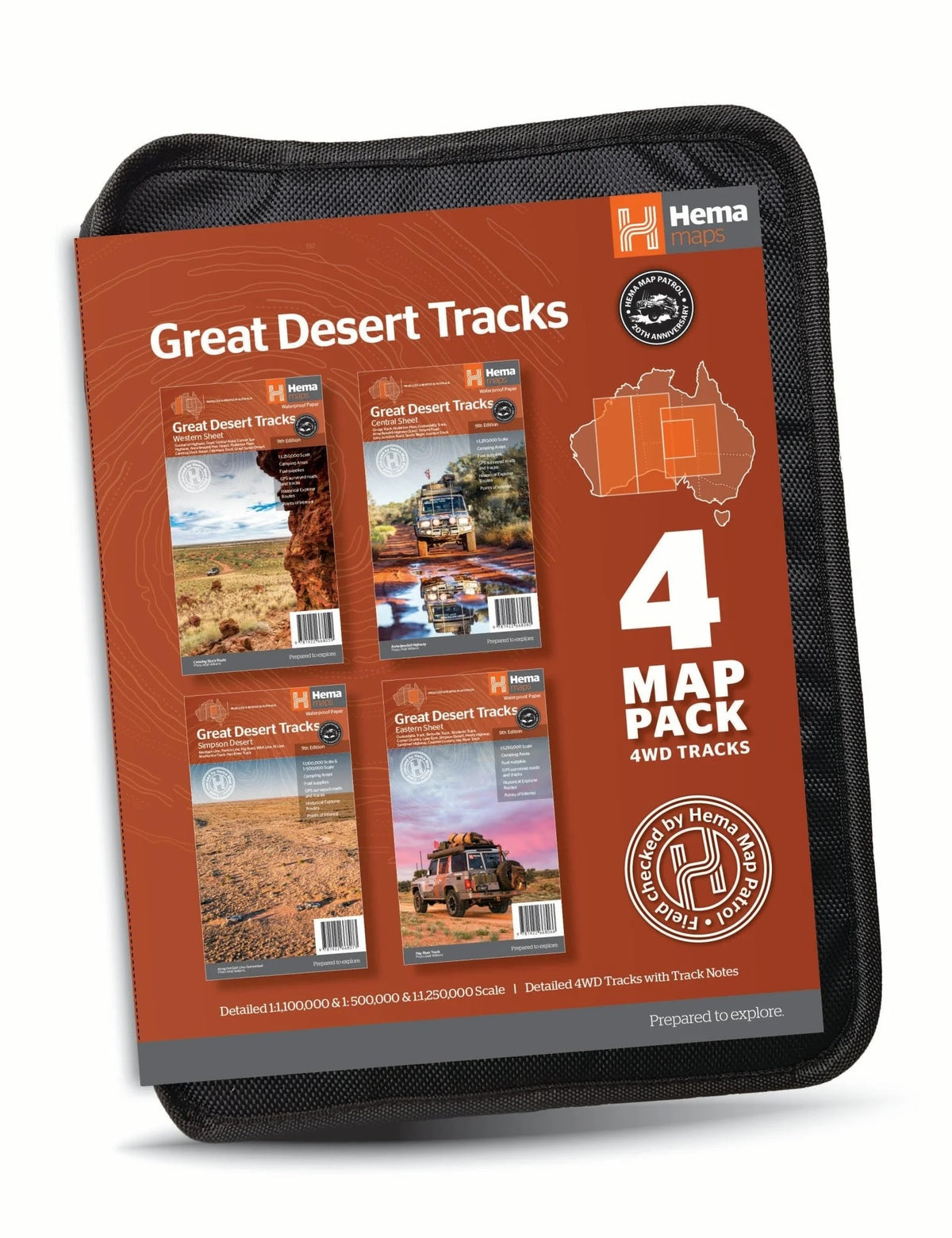 Hema Hema Great Desert Tracks Map Pack