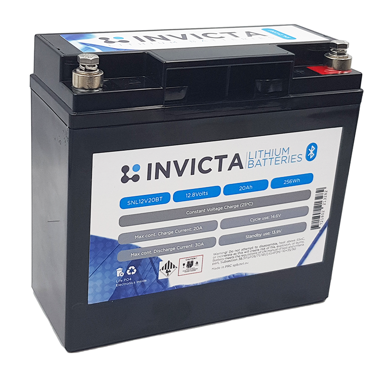 20Ah Lithium Life Po4 Invicta Battery