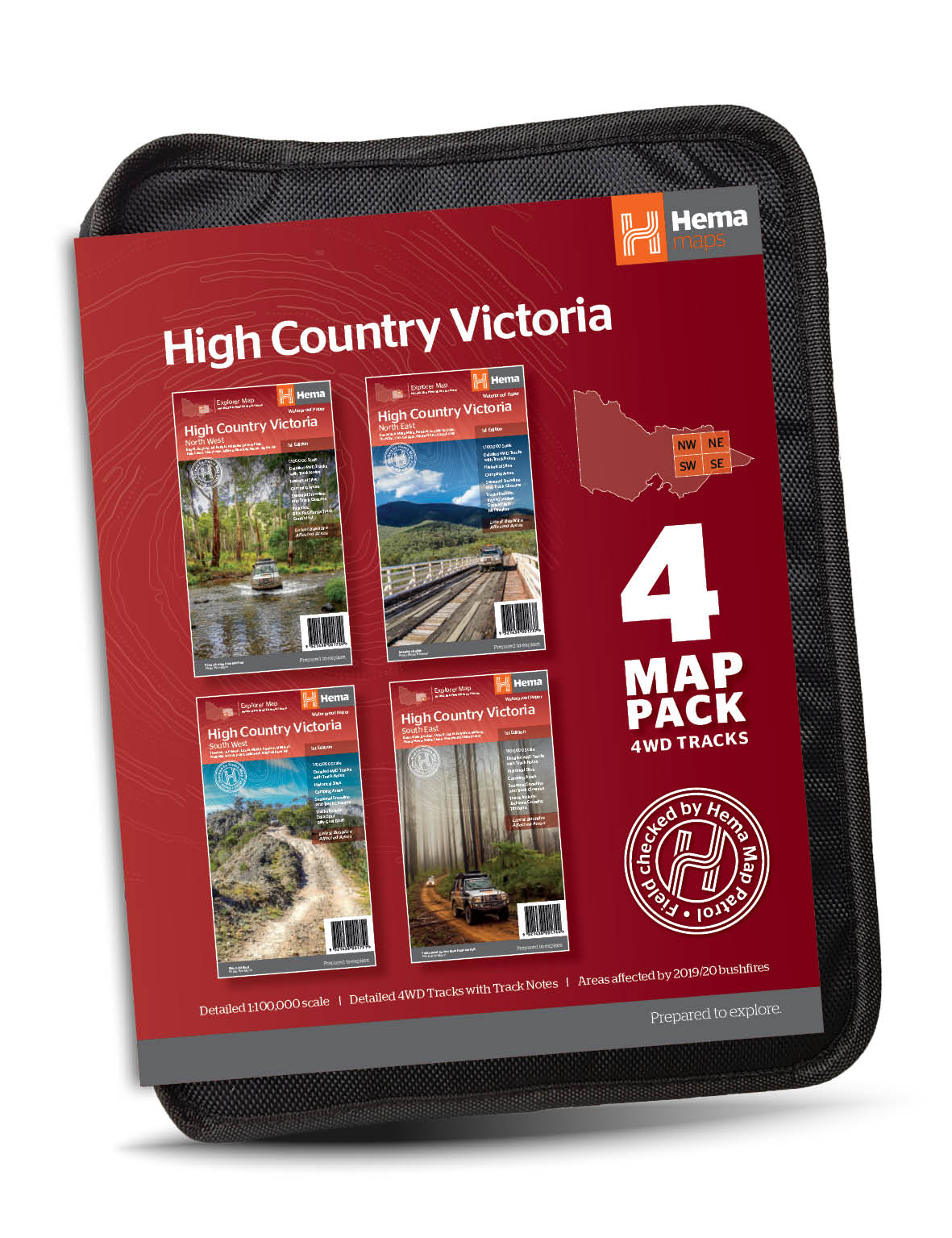 Hema The Victorian High Country Map Pack