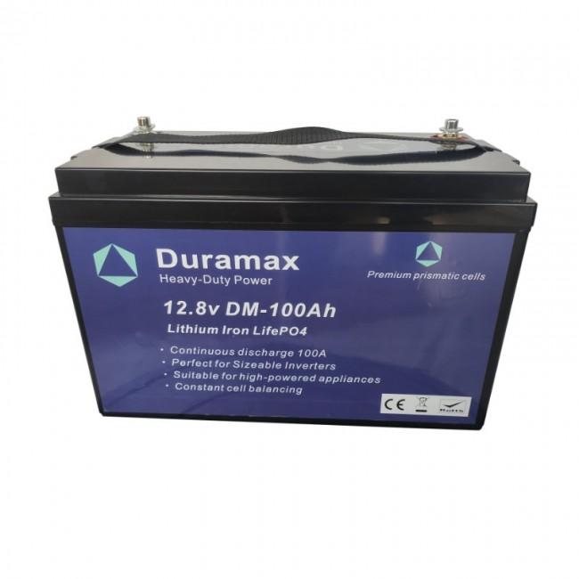 100amp Duramax Lithium Battery, 12.8 volt with BMS, Parallel or Series Connectable SatKing