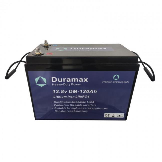 150amp Duramax Lithium Battery, 12.8 volt with BMS, Parallel or Series Connectable Duramax