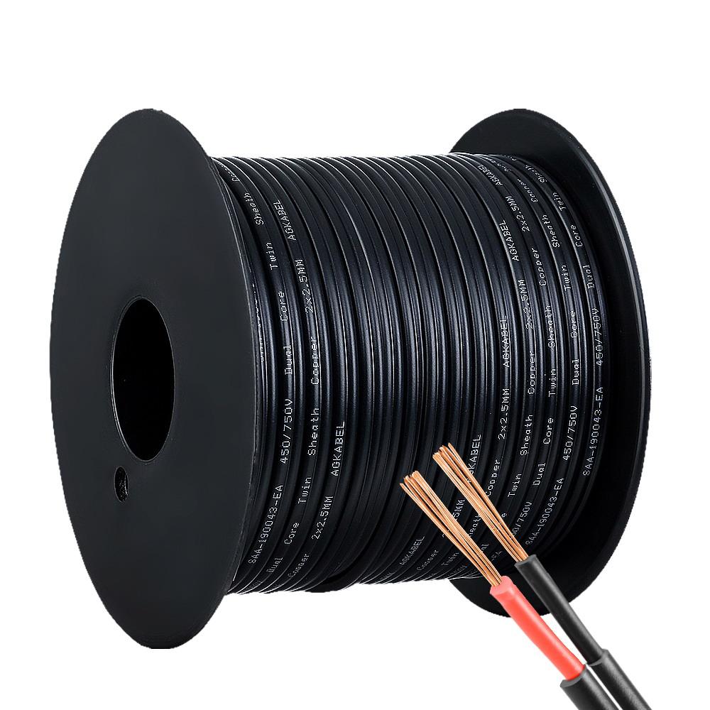 2.5MM Electrical Cable Twin Core Extension Wire 30M Car Solar Panel 450V Everything Caravans