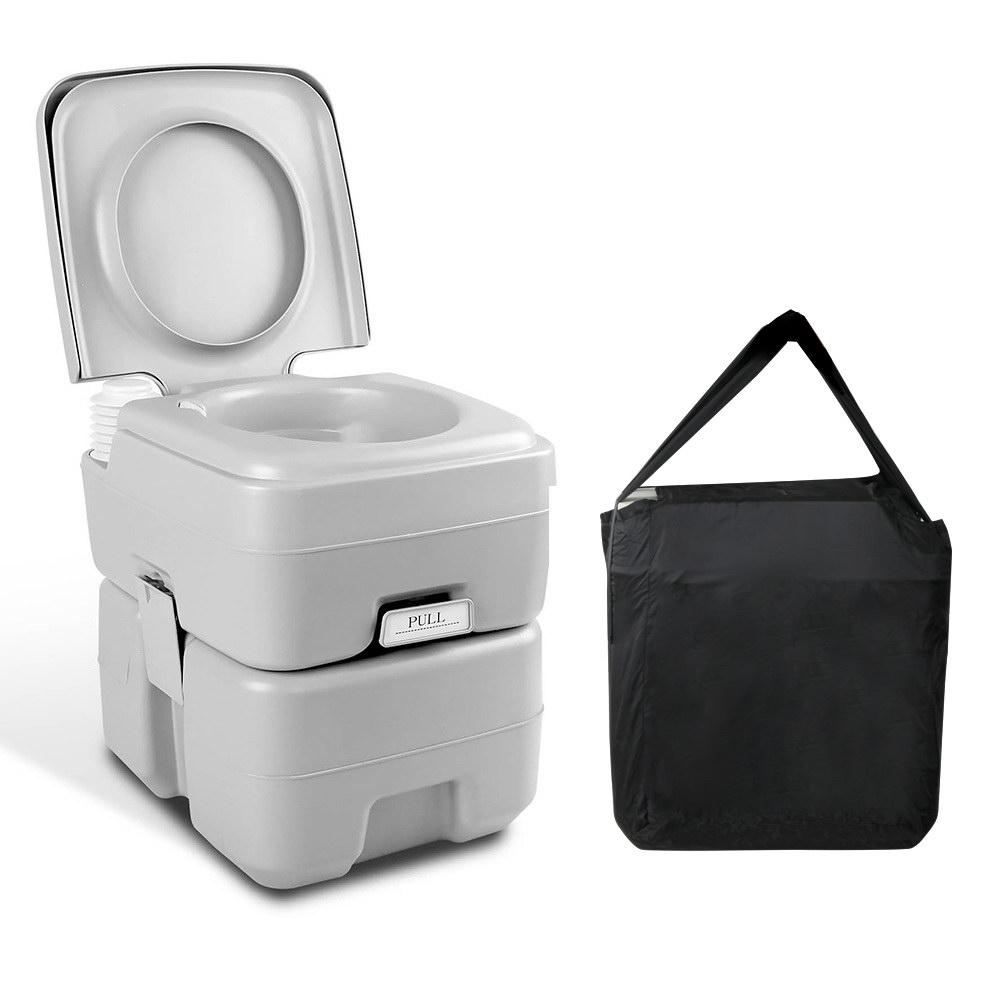 20L Outdoor Portable Toilet Camping Potty Caravan Travel Boating wtih Carry Bag - Free Shipping Weisshon