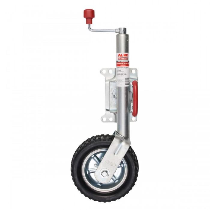 ALKO 10&quot; SOLID TYRE JOCKEY WHEEL C/W SWIVEL CLAMP. 623660XP3 ALKO