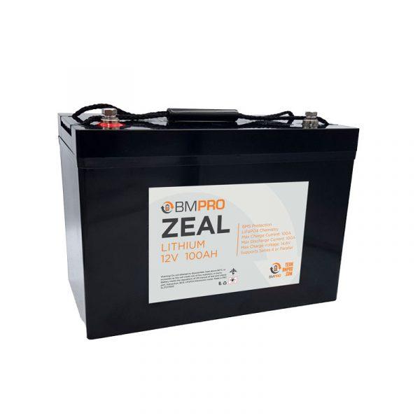 BMPro BMPRO ZEAL 12V 100AH LITHIUM BATTERY LiFePO4 BMPro