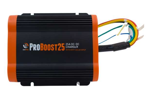 BMPro PROBOOST 25 DCDC 12volt charger with solar input BMPro