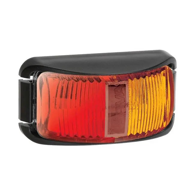 Black Side Marker Clearance Light Red and Amber LED - Model 16 Narva Narva