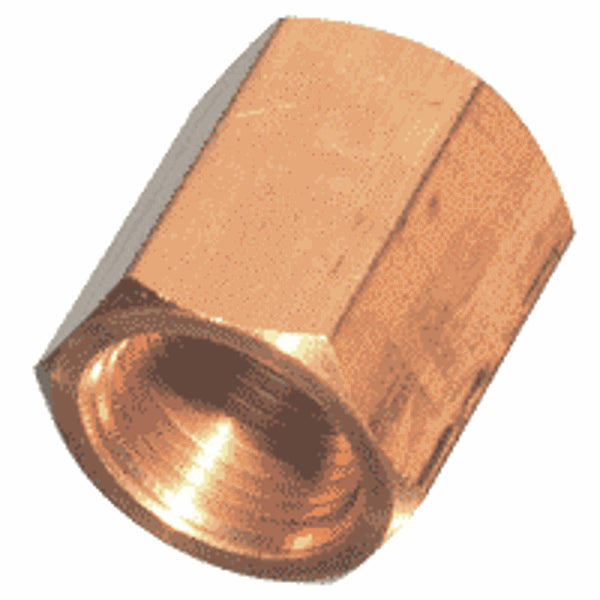 Brass Gas Fitting 1-2 Female Taper Thread to 1-2 Female Taper Thread Gas Components