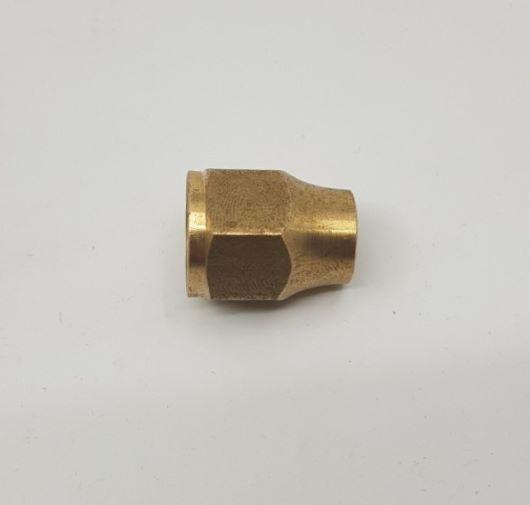 Brass Gas Fitting 1-2 Reducing Flare Nut for 3-8 Copper Pipe Brass