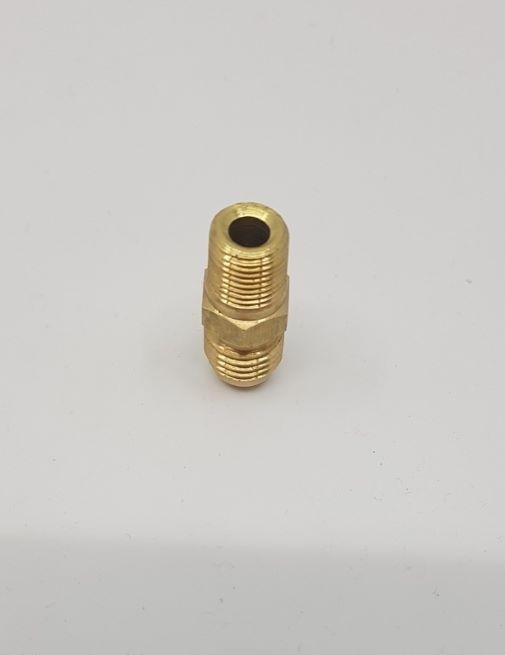 Flare Union 1/4M - 1/4M SAE Brass - Evomart