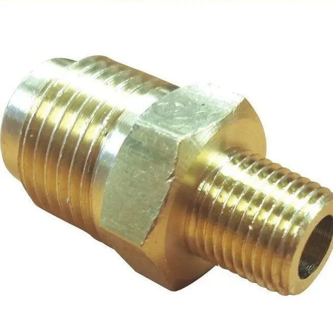 Brass Gas Fitting 1-8 Threaded to 3-8 Flare union 6026 Gas Components