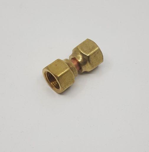 Brass Gas Fitting 3-8 Flare Swivel Union for 3-8 Flare Brass