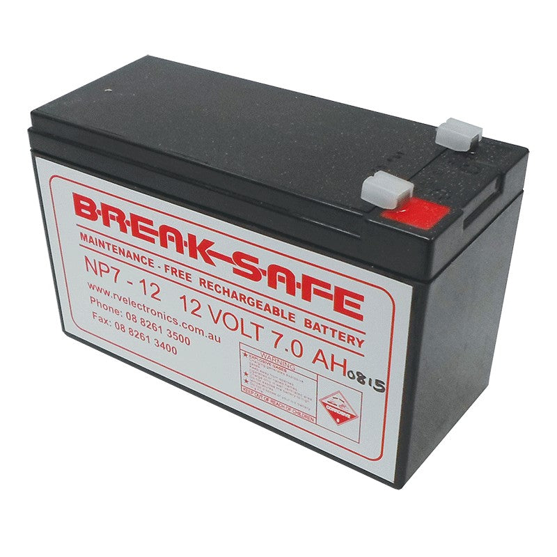 Breakaway Battery NP7 -12V Maintenance Free Lead Acid Breaksafe