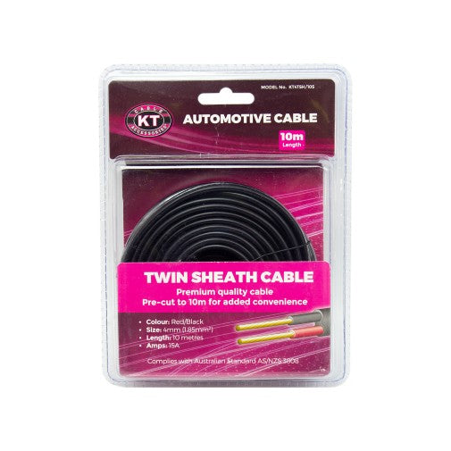 Cable Twin Sheath 4mm 0.30-26 x 10M A4EA