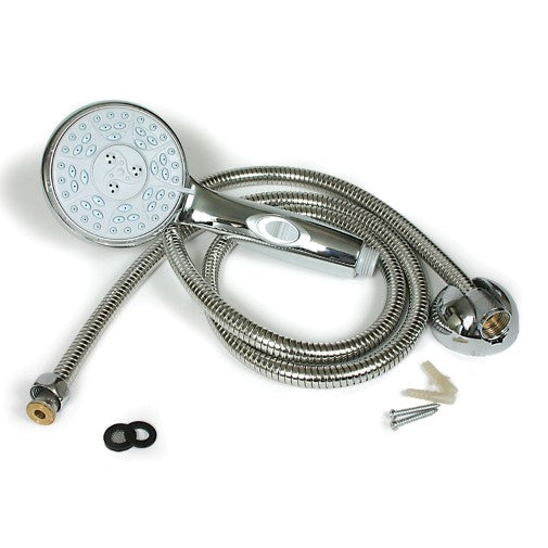 Camco Shower Head With Hose - On And Off Bracket (Chrome) Coast to Coast