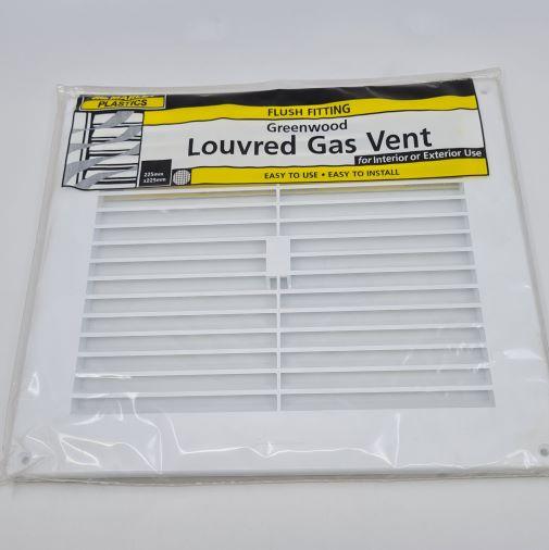 Caravan GAS LOUVERED VENT PLASTIC (275MM Wide x 250MM High) Everything Caravans