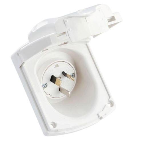 Clipsal (New) External 15AMP Power Inlet 435VFS15WE In White Clipsal