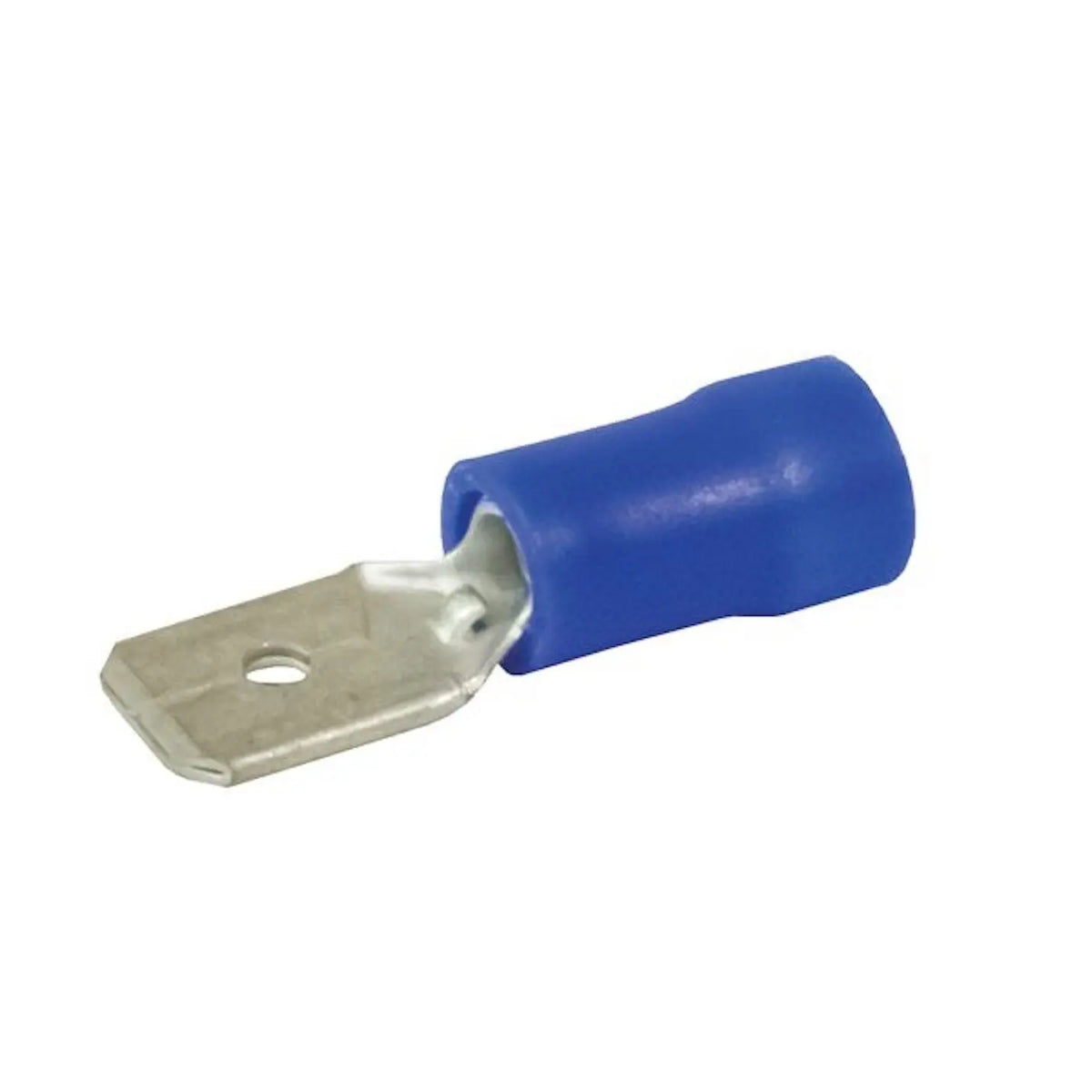 Crimp Connector Blue QC Male 6.3mm  - Pack of 8 A4EA